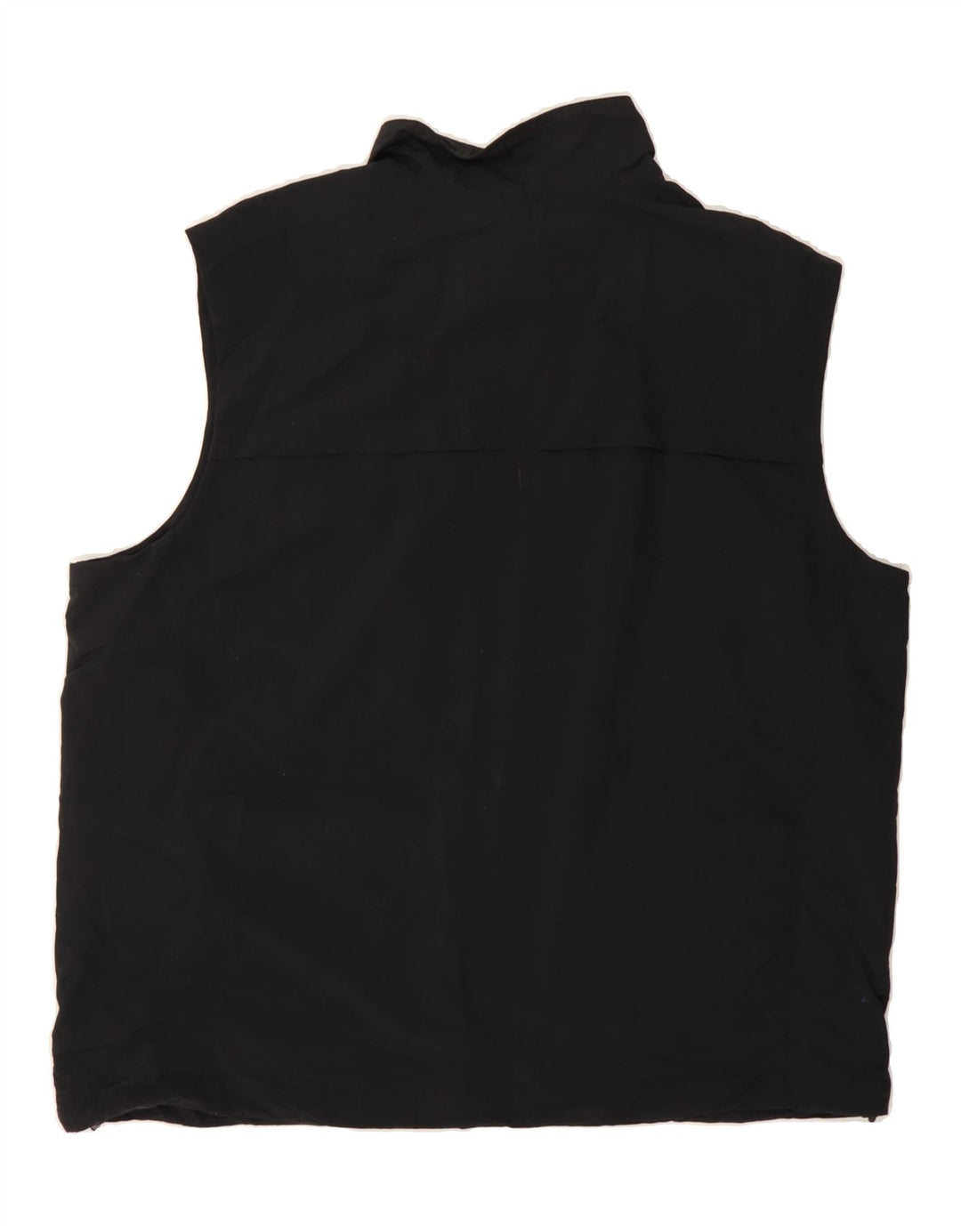 EDDIE BAUER Mens Utility Gilet UK 44 2XL Black Nylon Vintage Eddie Bauer and Second-Hand Eddie Bauer from Messina Hembry 