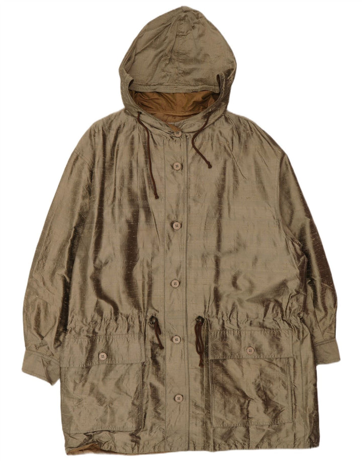 OLIVER BY VALENTINO Женское пальто оверсайз с капюшоном IT 44 Средний Бежевый