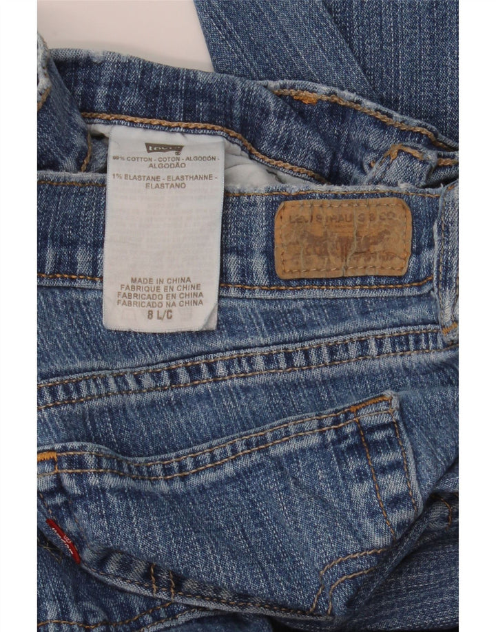 Женские джинсы Levi's 515 Bootcut США 8, средние W30 L34, синие, хлопок