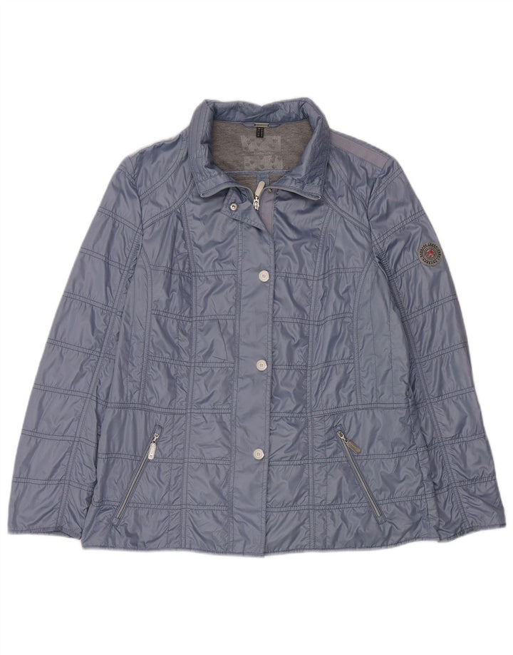 Женский бомбер Barbara Lebek UK 16, большой синий полиэстер