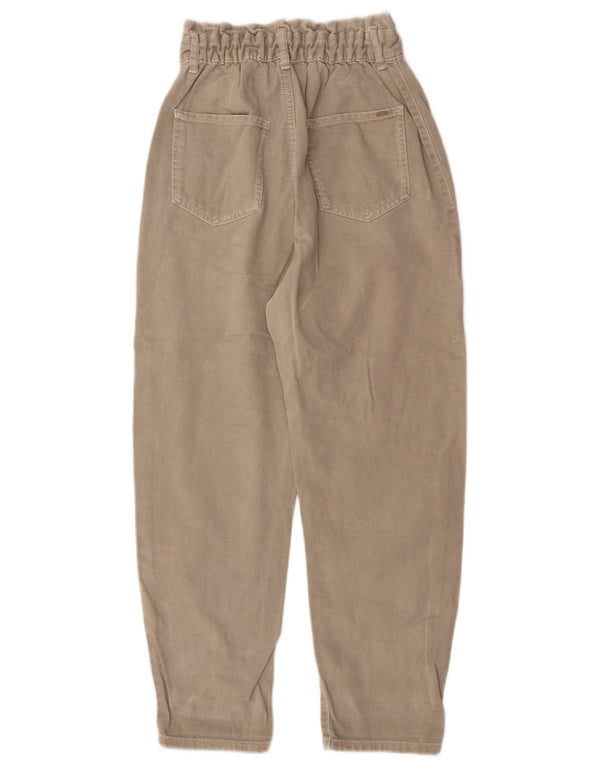 Женские зауженные джинсы с высокой талией Zara EU 34 2XS W24 L26, серый хлопок