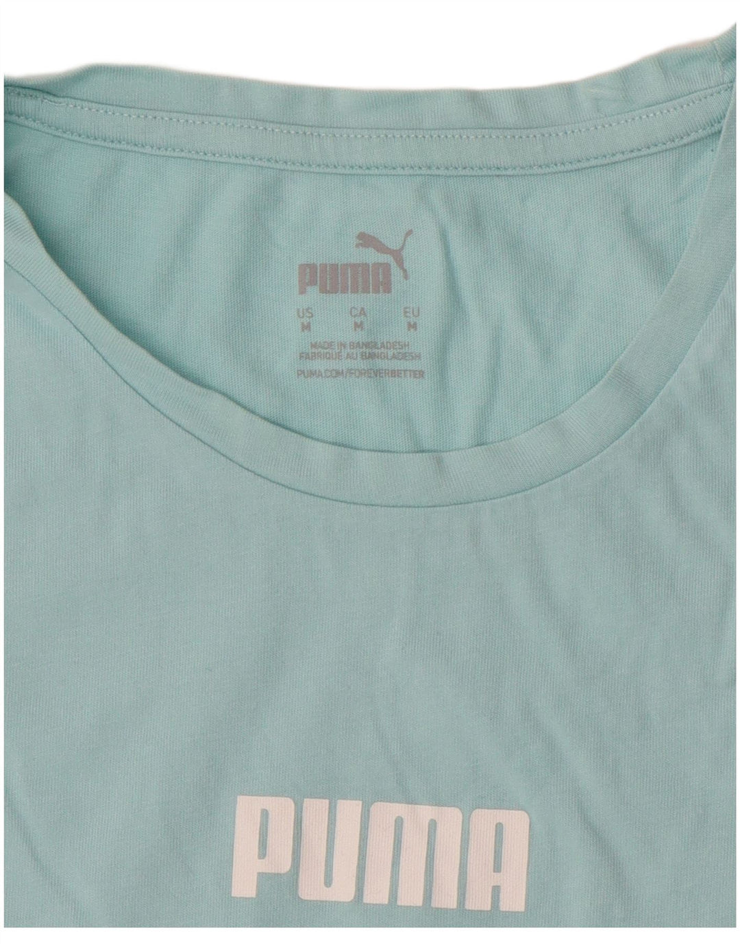 Женская футболка с рисунком PUMA Top UK 12, средний синий, цветной блок
