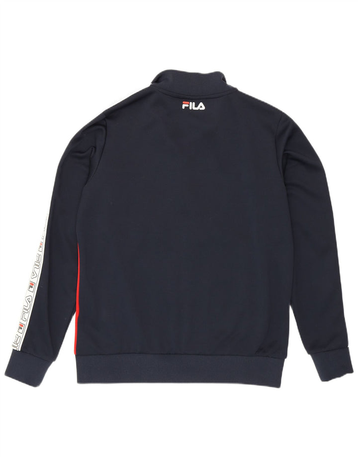 Fila Мужской спортивный костюм с графическим рисунком, верхняя куртка, маленький разноцветный цветной блок