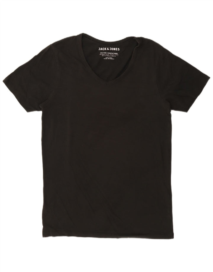Мужская футболка Jack & Jones, большая черная