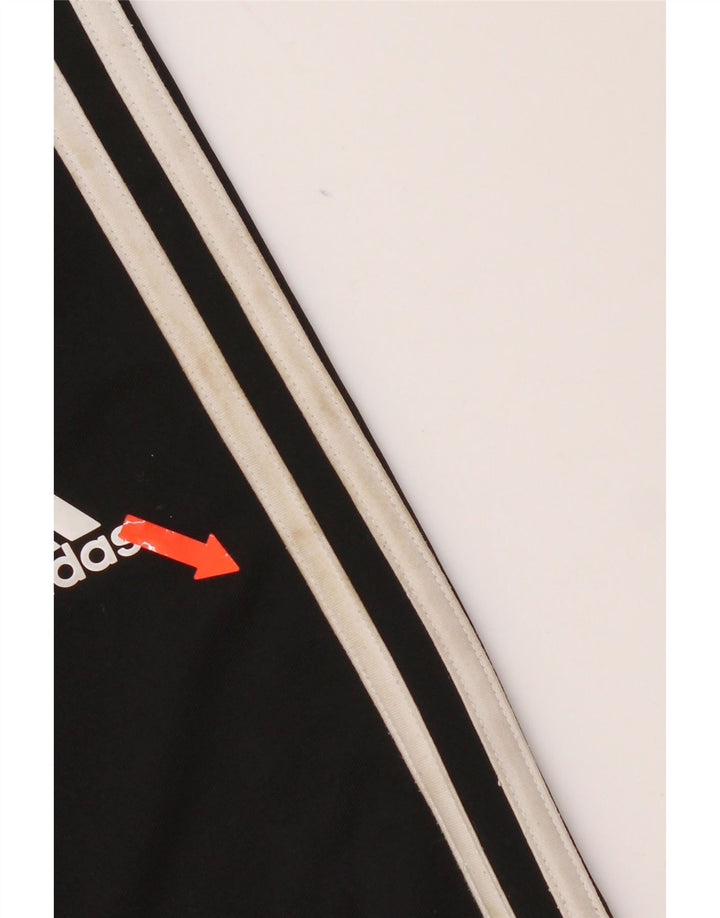 Леггинсы Adidas для девочек 9-10 лет, черные, полиэстер