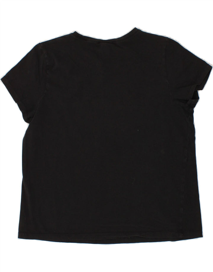 GAP Womens T-Shirt Top UK 16 Large Black Vintage Gap and Second-Hand Gap from Messina Hembry 