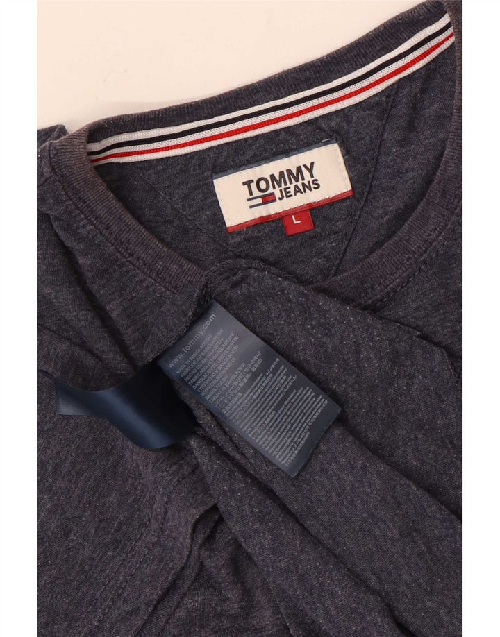 Мужская футболка Tommy Hilfiger, большой темно-синий полиэстер с крапинками