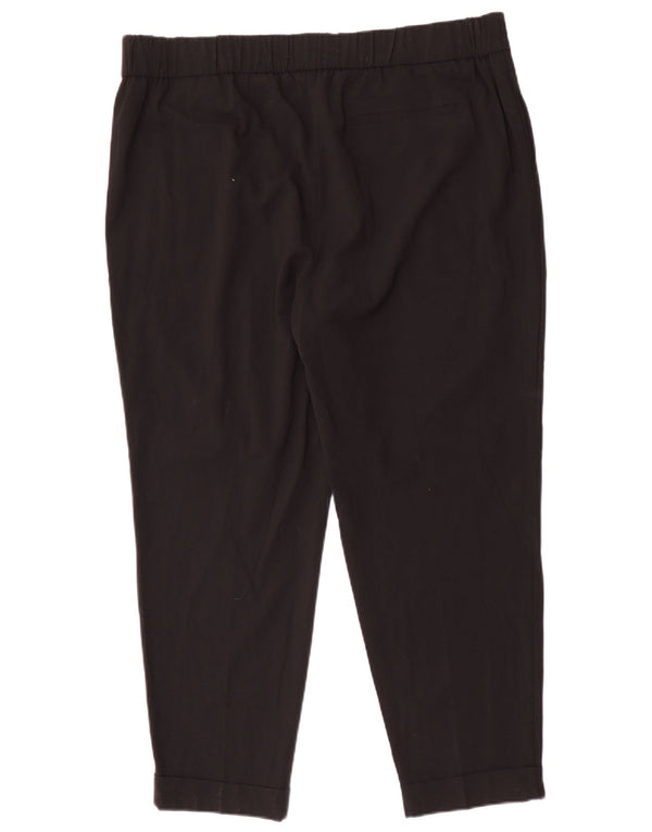 Женские повседневные брюки Marks & Spencer UK 20 2XL W38 L27 черные