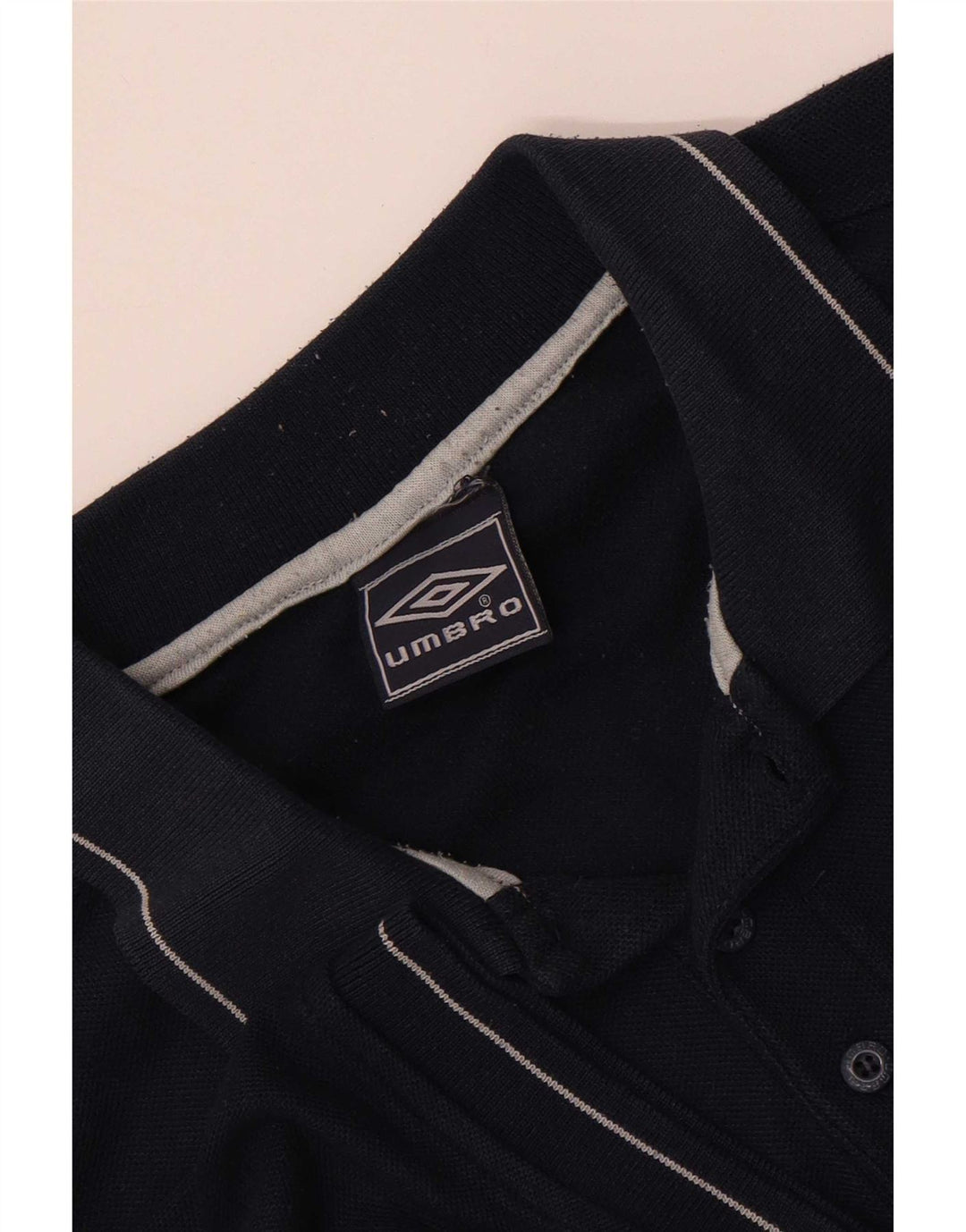 Мужская рубашка-поло Umbro XL темно-синяя, полиэстер