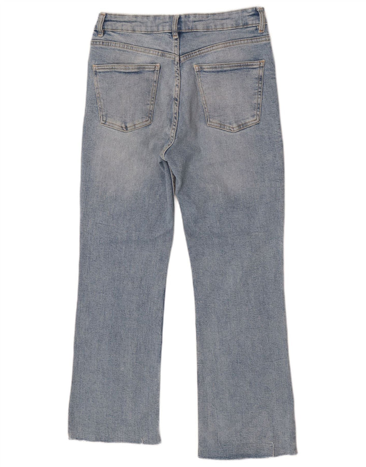 Женские укороченные джинсы Zara Bootcut EU 38, маленькие W28 L25, синие