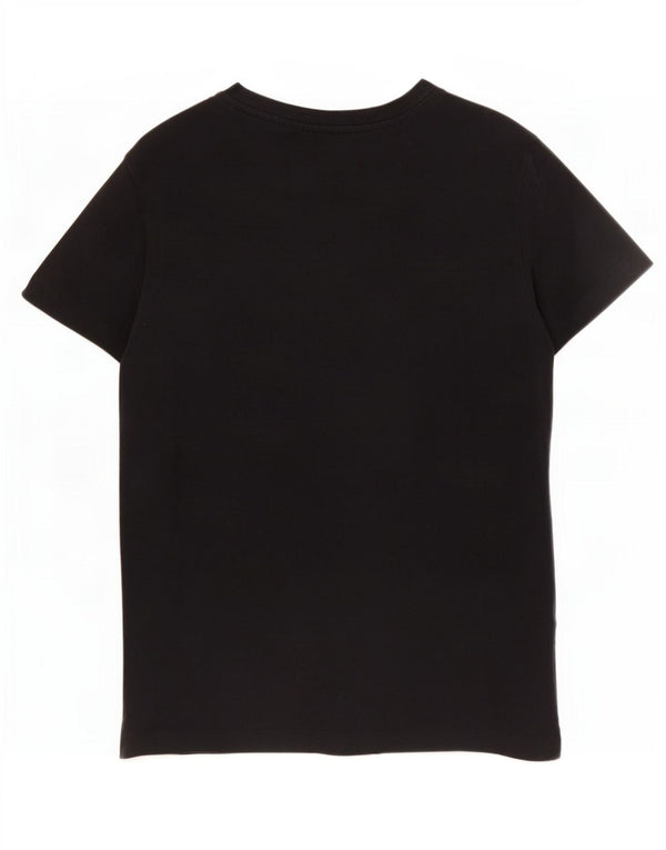 Женская футболка с рисунком Calvin Klein Jeans Top UK 10, маленькая черная