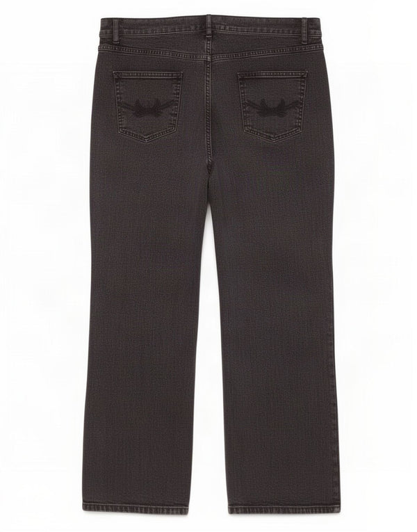Женские джинсы Bootcut Marks & Spencer UK 18 XL W36 L27, черный хлопок