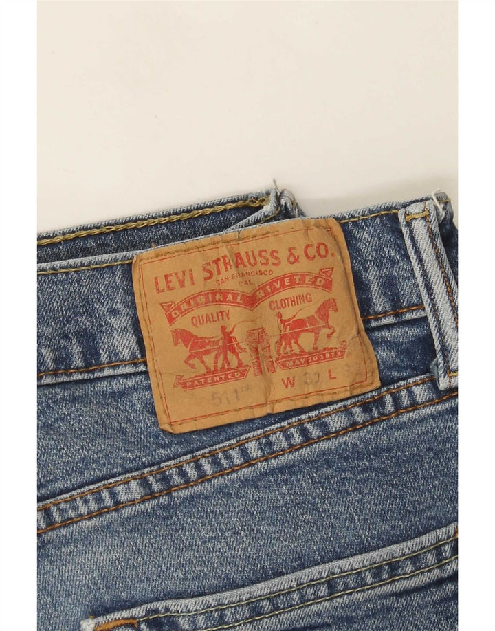 Мужские джинсы Levi's Slim 511 W31 L32 синие, хлопок