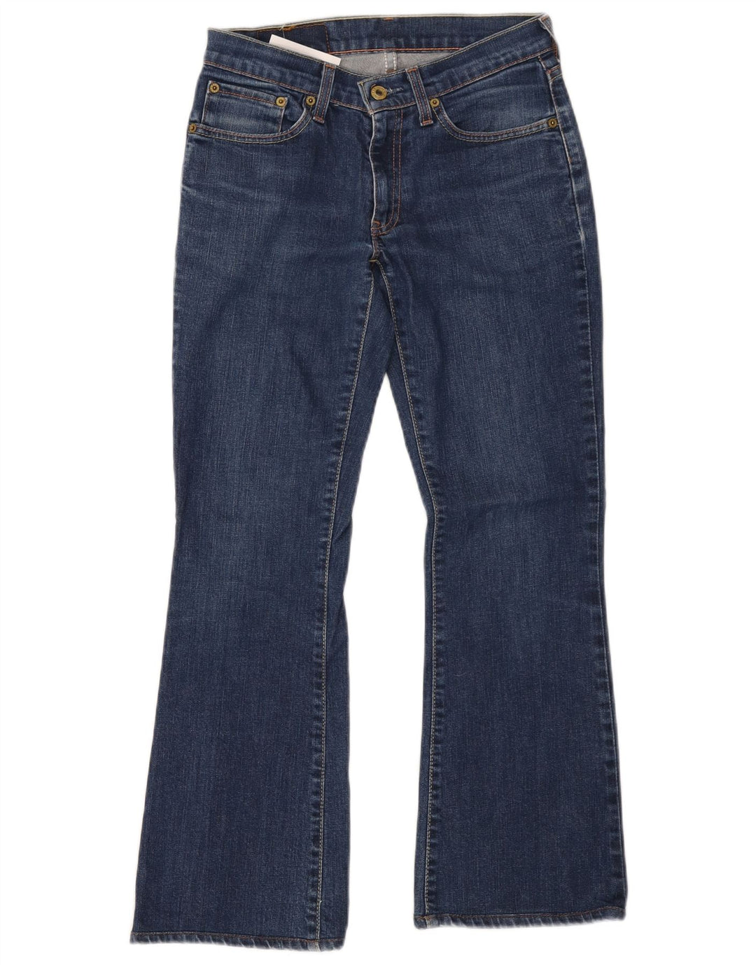 Женские расклешенные джинсы LEVI'S 529 W28 L27 синие, хлопок