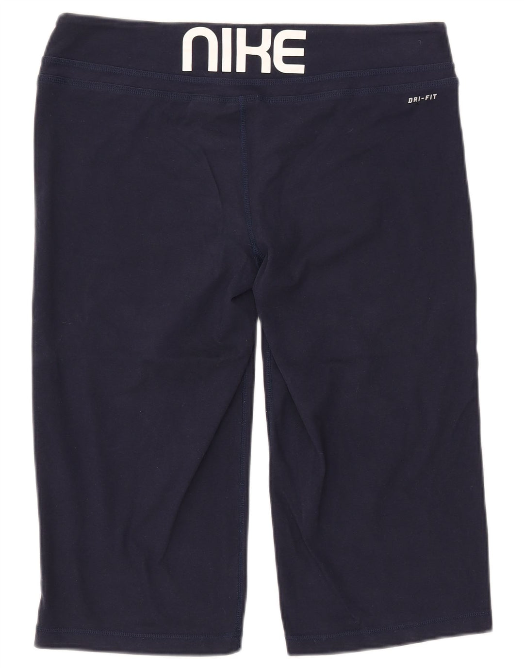 Женские спортивные шорты-бермуды с графическим рисунком NIKE Dri Fit UK 16, большие темно-синие