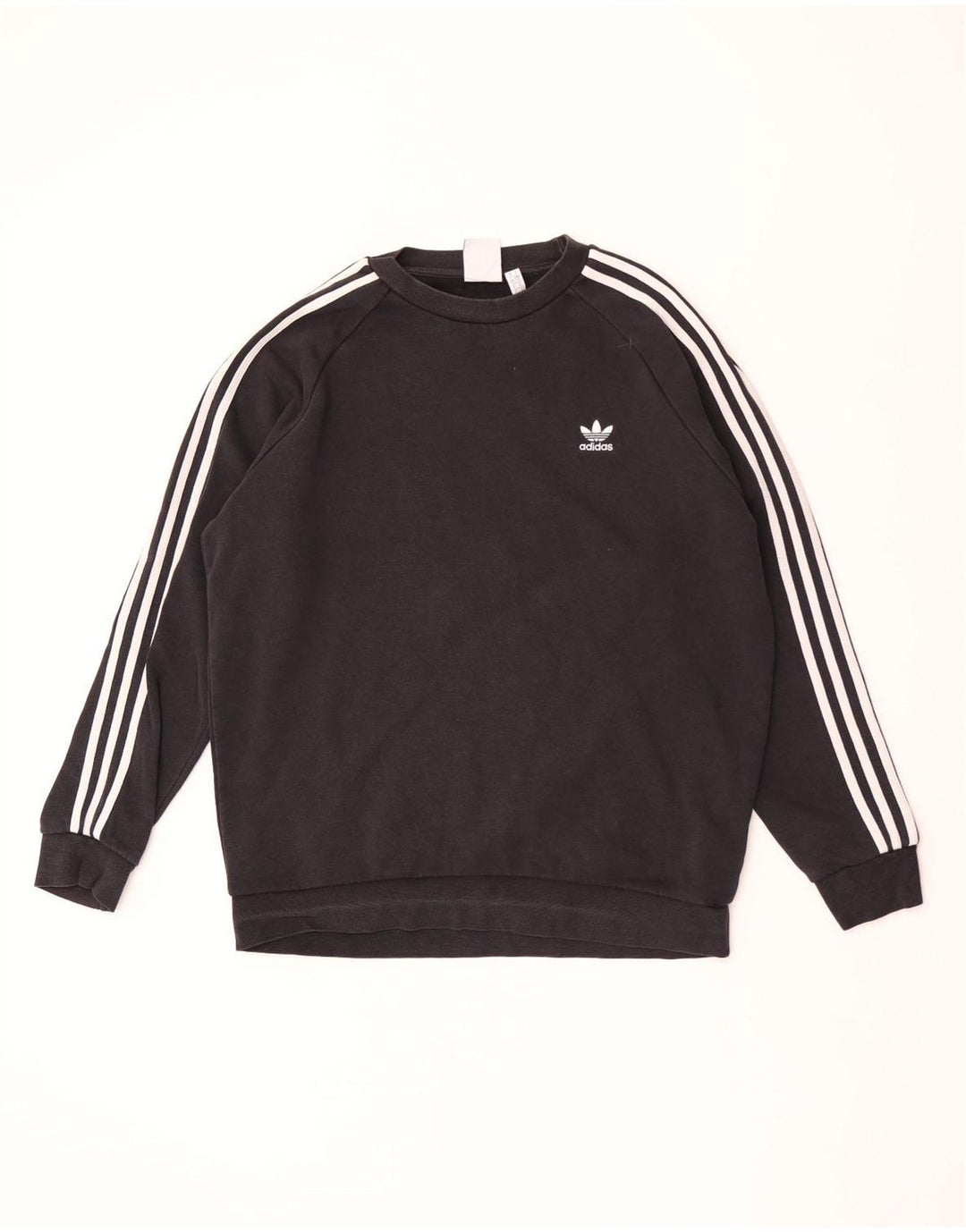 Мужской свитер ADIDAS, большой черный хлопковый джемпер