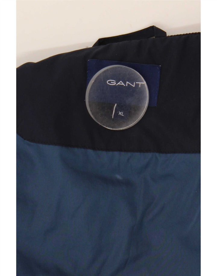 Мужская стеганая куртка Gant UK 42 XL темно-синяя, полиэстер