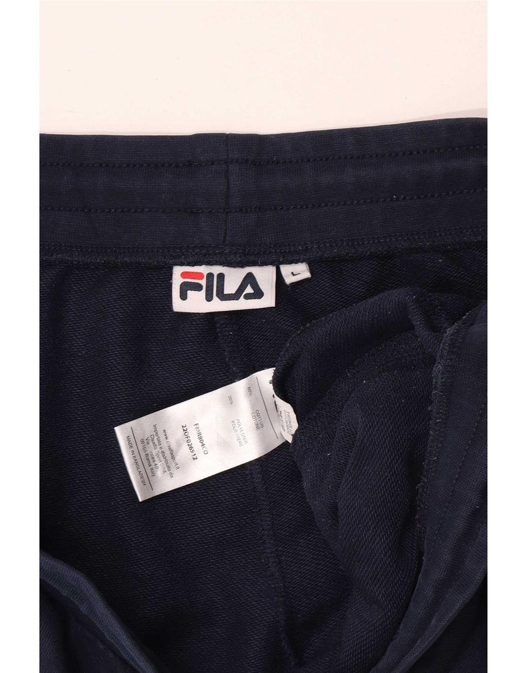 Мужские спортивные брюки Fila, джоггеры, большие темно-синие, хлопок
