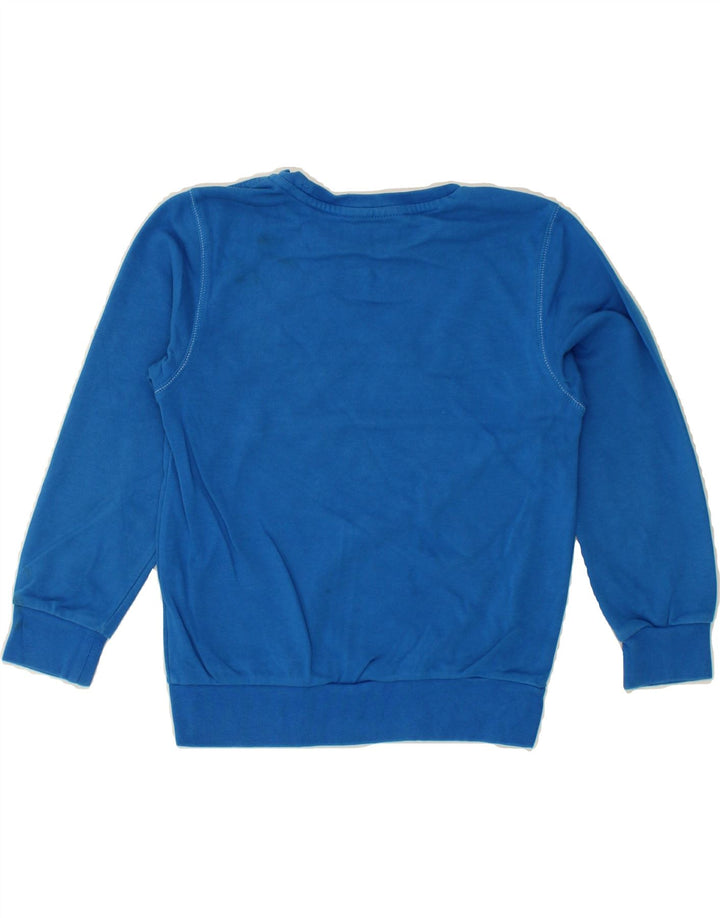 CHAMPION Boys Graphic Sweatshirt Jumper 7-8 Years Small Blue Cotton Vintage Champion and Second-Hand Champion from Messina Hembry 