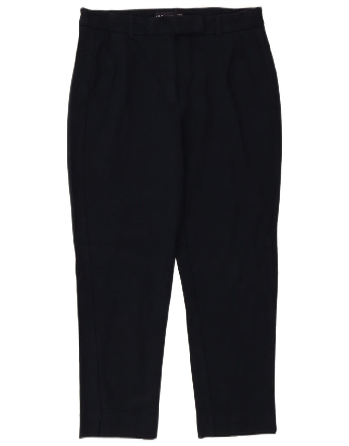 Женские укороченные брюки Marks & Spencer UK 12 Medium W30 L25 Темно-синие