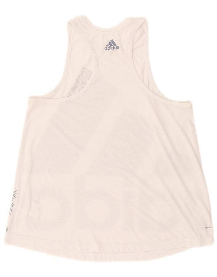 Женский жилет Adidas Climalite Graphic Vest UK 12/14, средний белый полиэстер