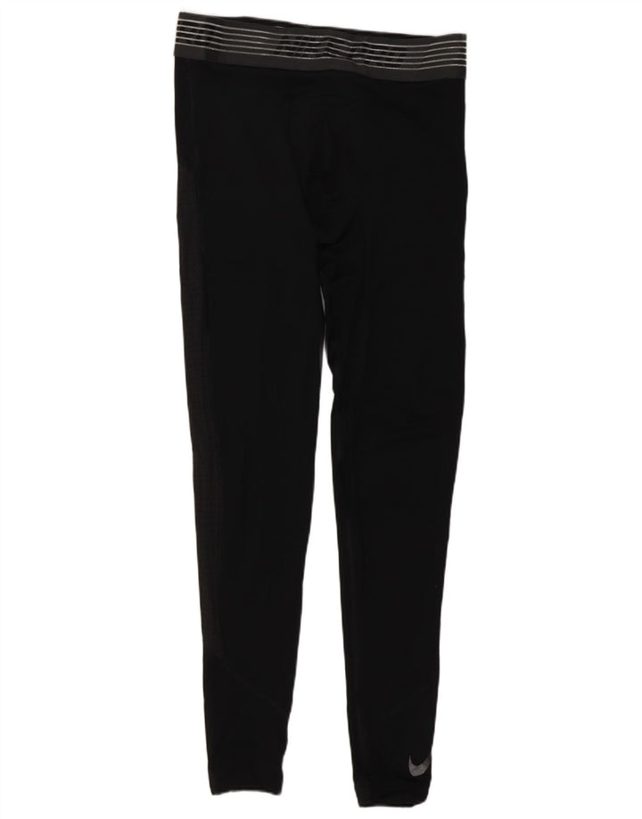Мужские леггинсы Nike Dri Fit с рисунком, средний черный полиэстер