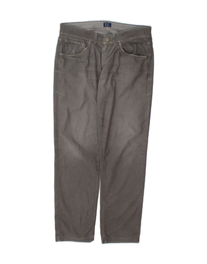 TRUSSARDI Mens Straight Jeans W33 L29 Grey Vintage Trussardi and Second-Hand Trussardi from Messina Hembry 