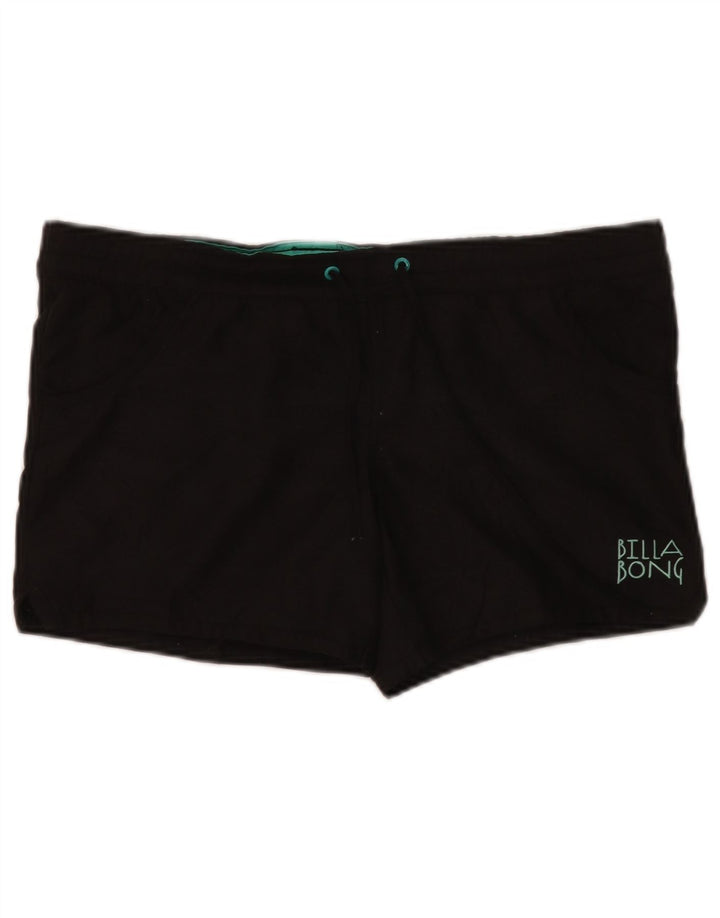 Женские шорты для плавания Billabong с рисунком, США 10, большие черные полиэстеровые шорты