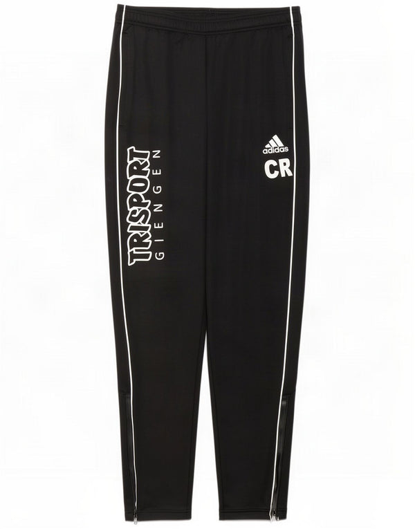 Adidas Мужские спортивные брюки с графическим рисунком, средний черный полиэстер
