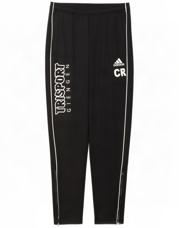 Adidas Мужские спортивные брюки с графическим рисунком, средний черный полиэстер