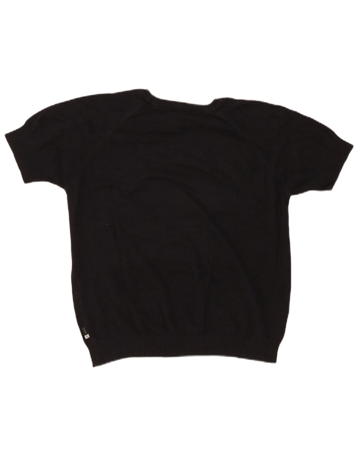 Женский джемпер с круглым вырезом CALVIN KLEIN UK 16, большой черный