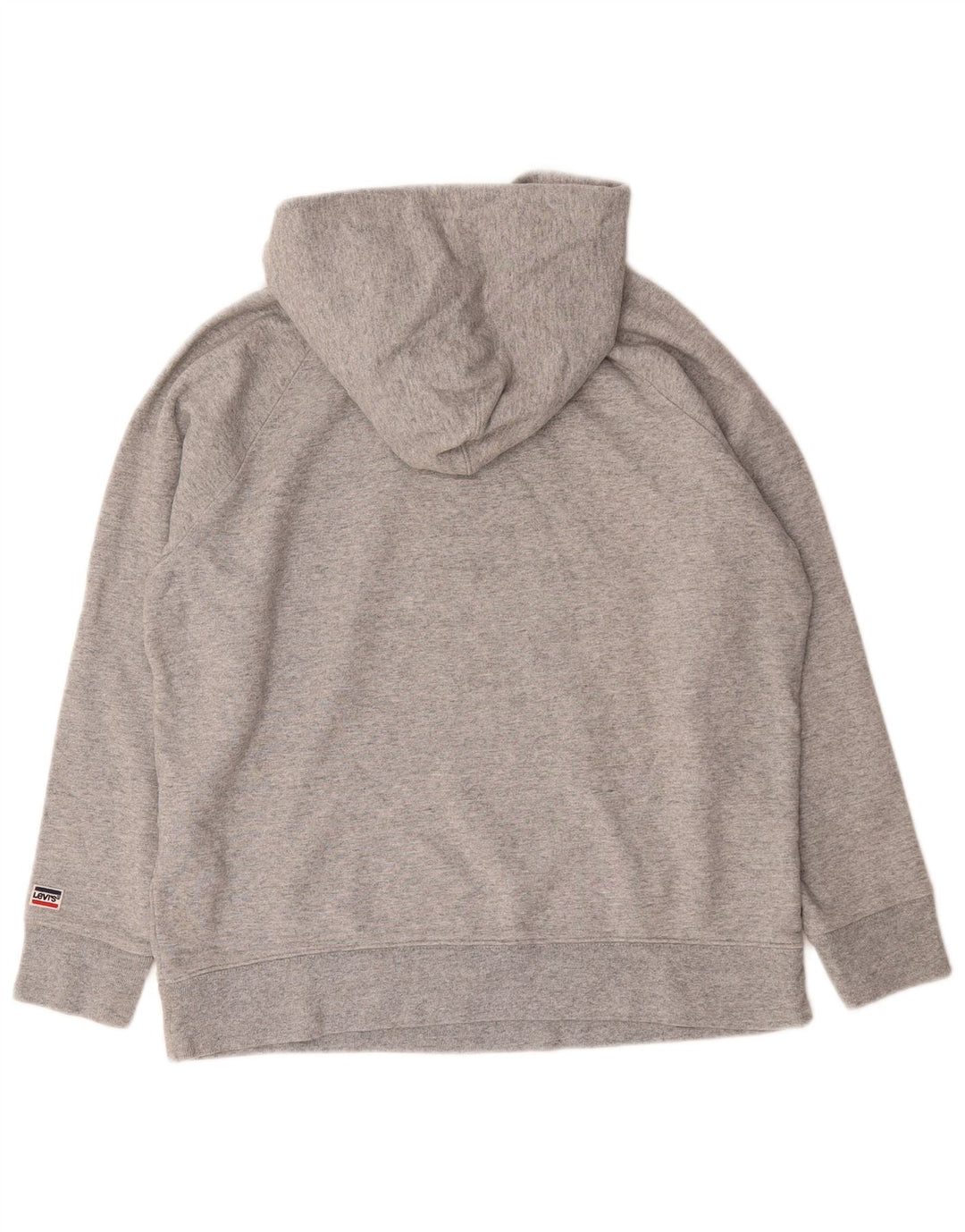 Мужской джемпер с капюшоном Levi's, большой серый, хлопковый