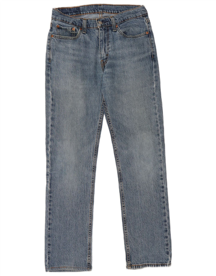 Мужские прямые джинсы Levi's 514 W30 L32 синие, хлопок