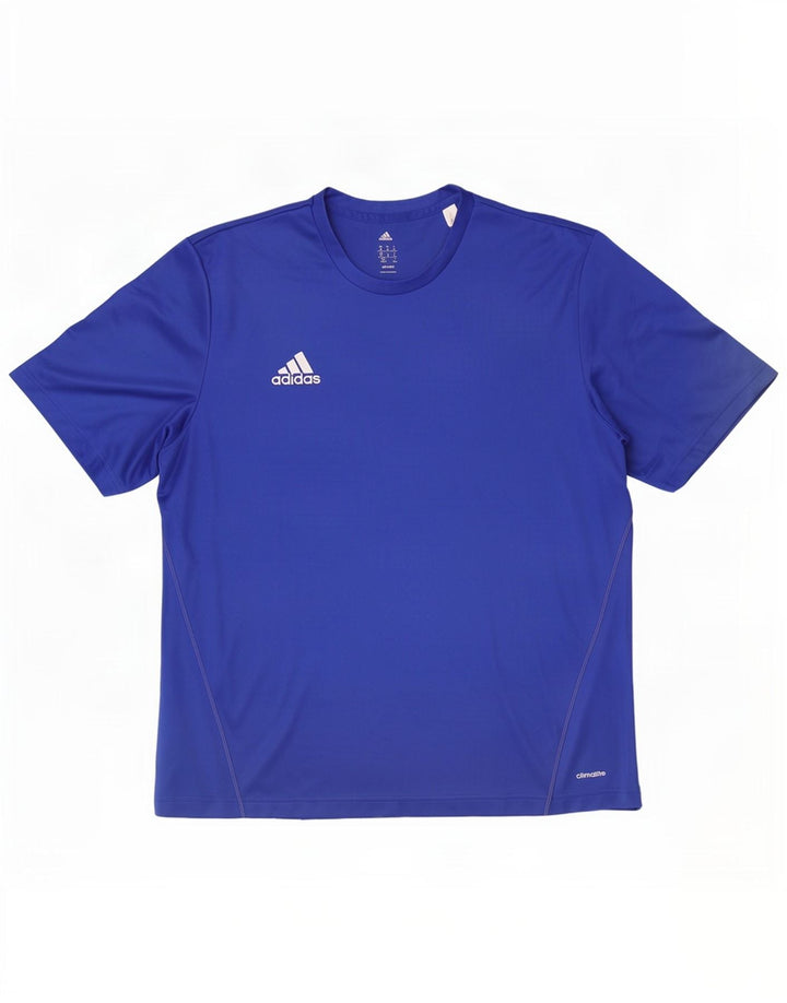 Adidas Мужская футболка Climalite Top XL Синяя полиэстер