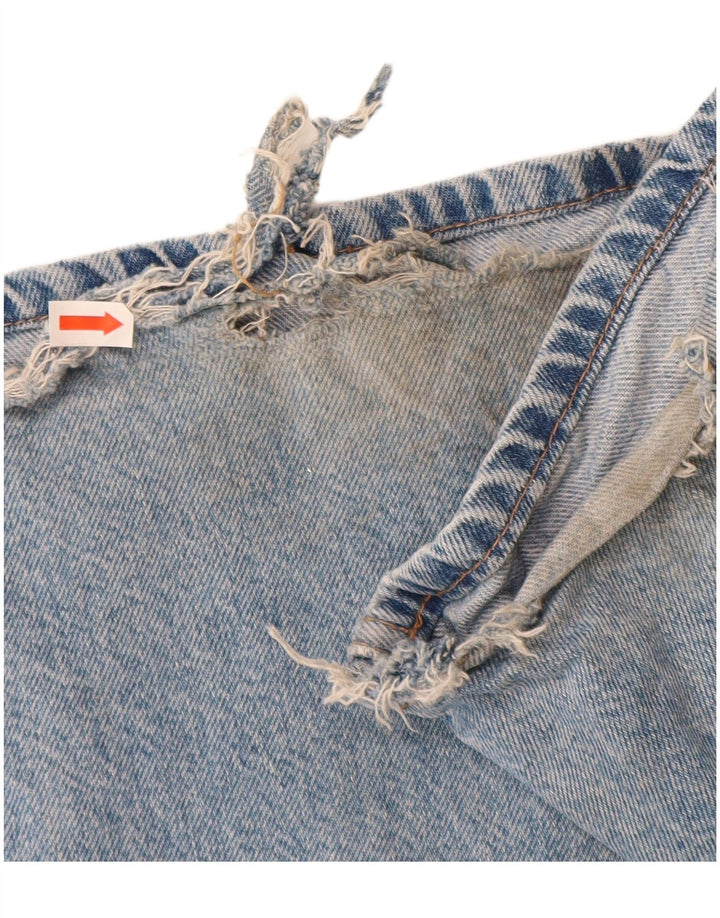 Женские расклешенные джинсы карго ZARA EU 34 2XS W24 L32, синий хлопок