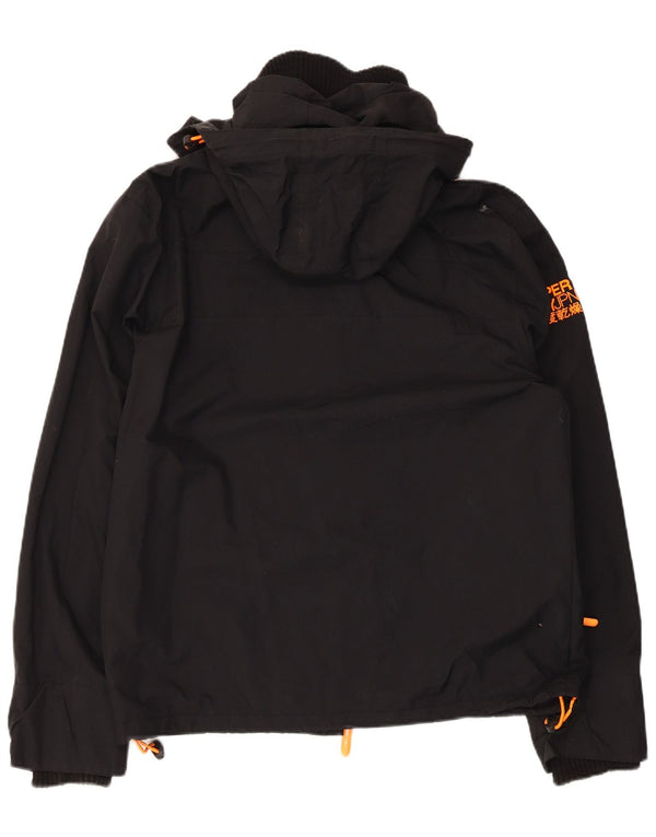 Мужская ветровка с капюшоном Superdry UK 42 XL, черный нейлон