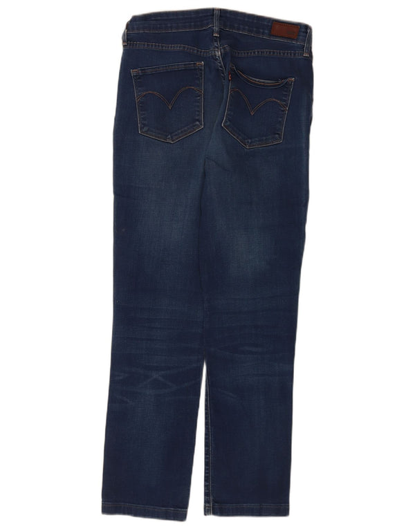 Женские узкие джинсы Levi's Demi Curve со средней посадкой W29 L27, синие хлопковые