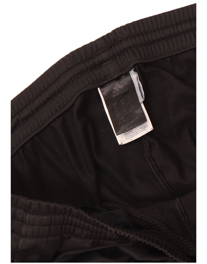 Мужские спортивные брюки Adidas XL черные из полиэстера