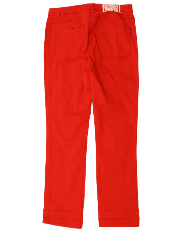 Max Mara Женские узкие повседневные брюки Weekend UK 12 Medium W32 L30 Красный