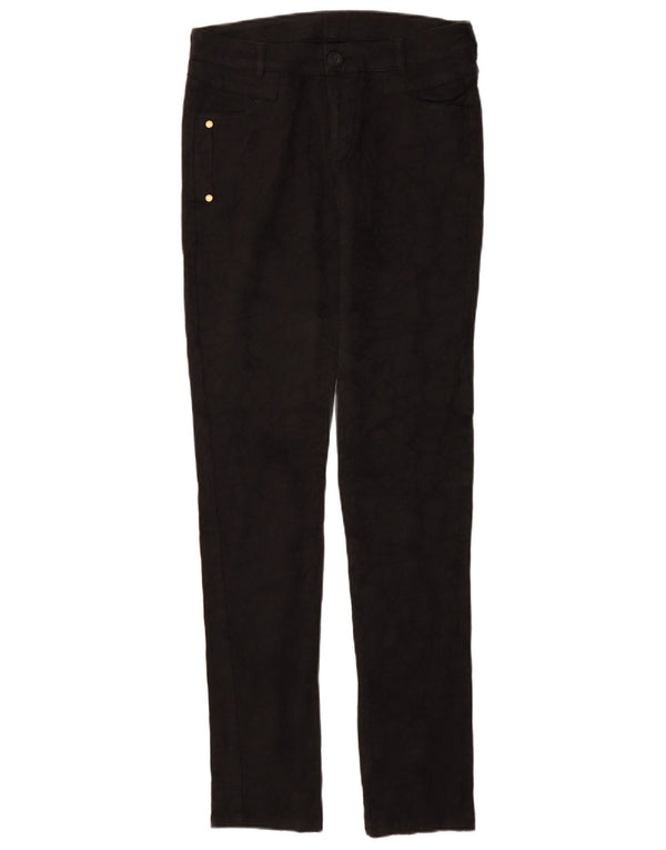 Женские повседневные брюки Desigual с абстрактным узором EU 34 XS W28 L33, черные