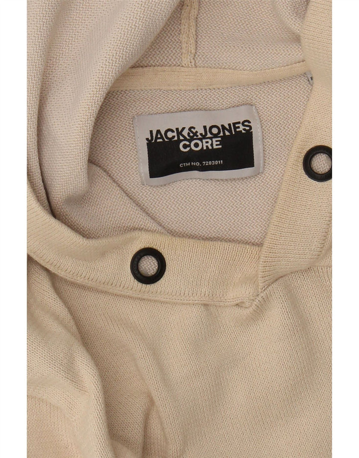 JACK & JONES Мужской свитер с капюшоном средний бежевый