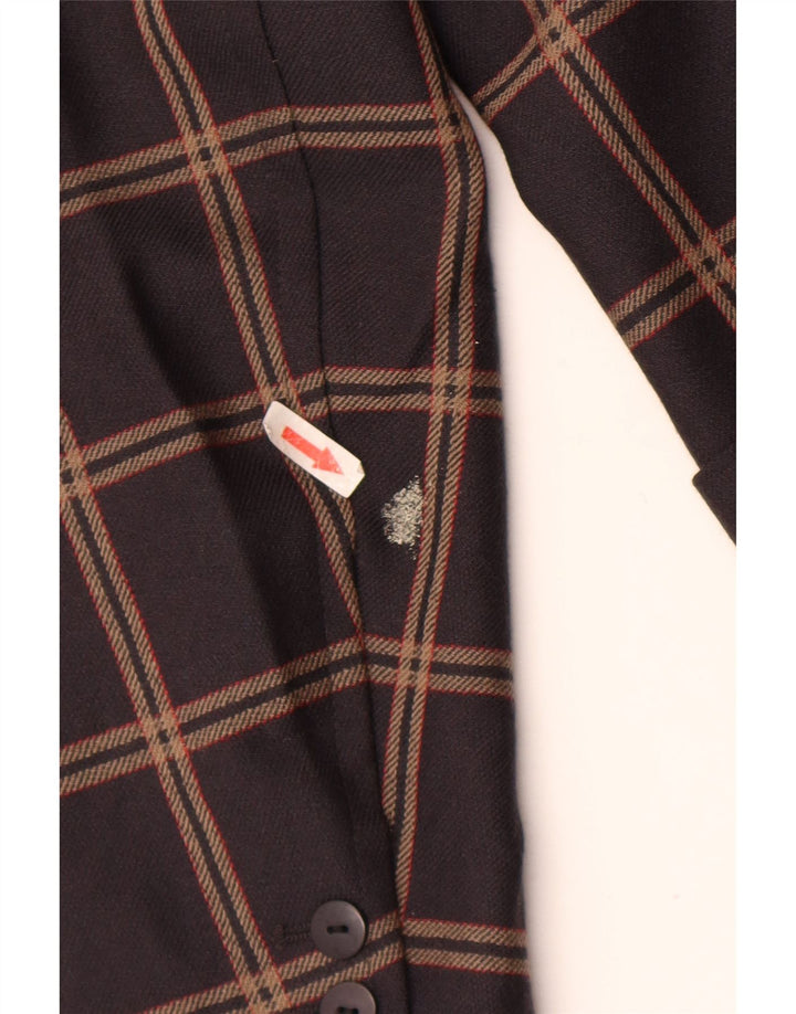 Женский удлиненный пиджак с 3 пуговицами Laurel EU 40, средний коричневый в клетку