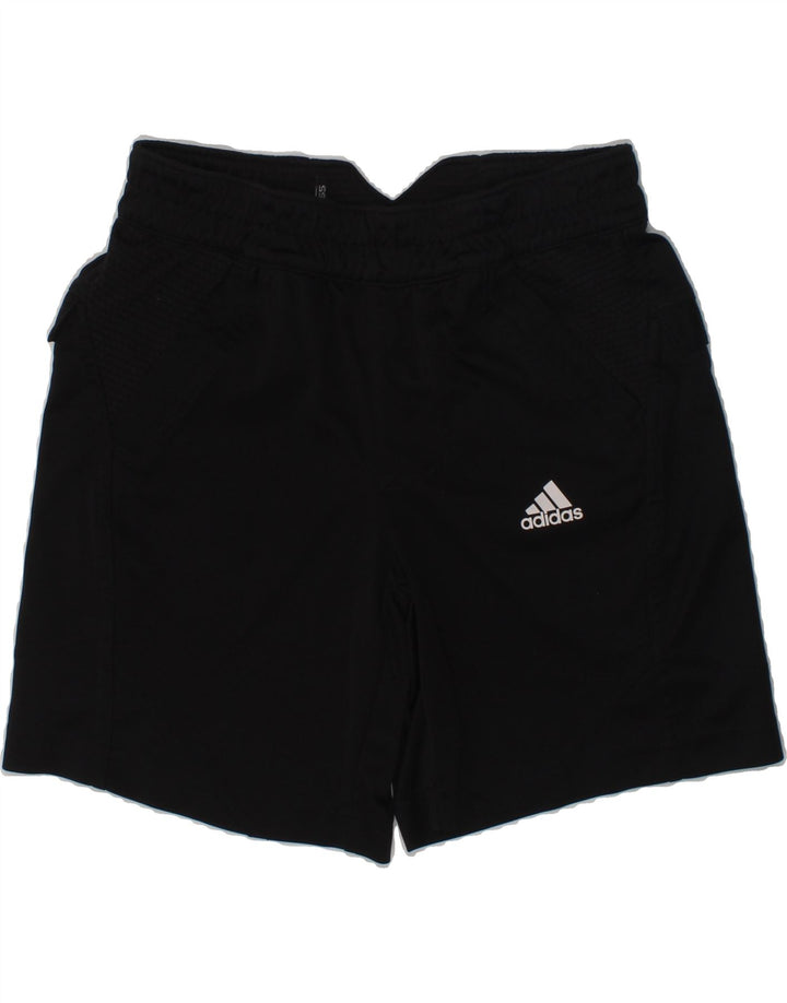ADIDAS Boys Sport Shorts 5-6 Years Black Polyester | Vintage Adidas | Thrift | Second-Hand Adidas | Used Clothing | Messina Hembry 