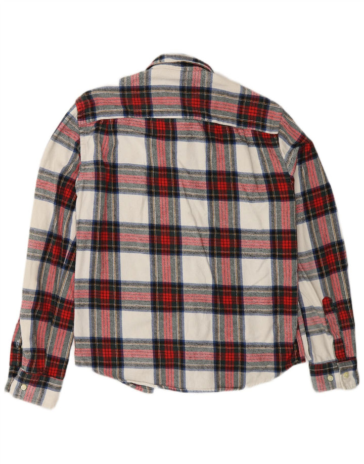 Мужская фланелевая рубашка Jack Wills, маленькая красная клетчатая хлопковая рубашка