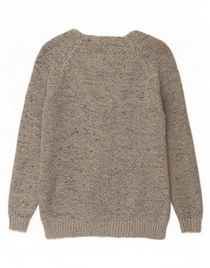 Женский кардиган Marks & Spencer, хлопковый свитер среднего синего цвета с крапинками, Великобритания 14