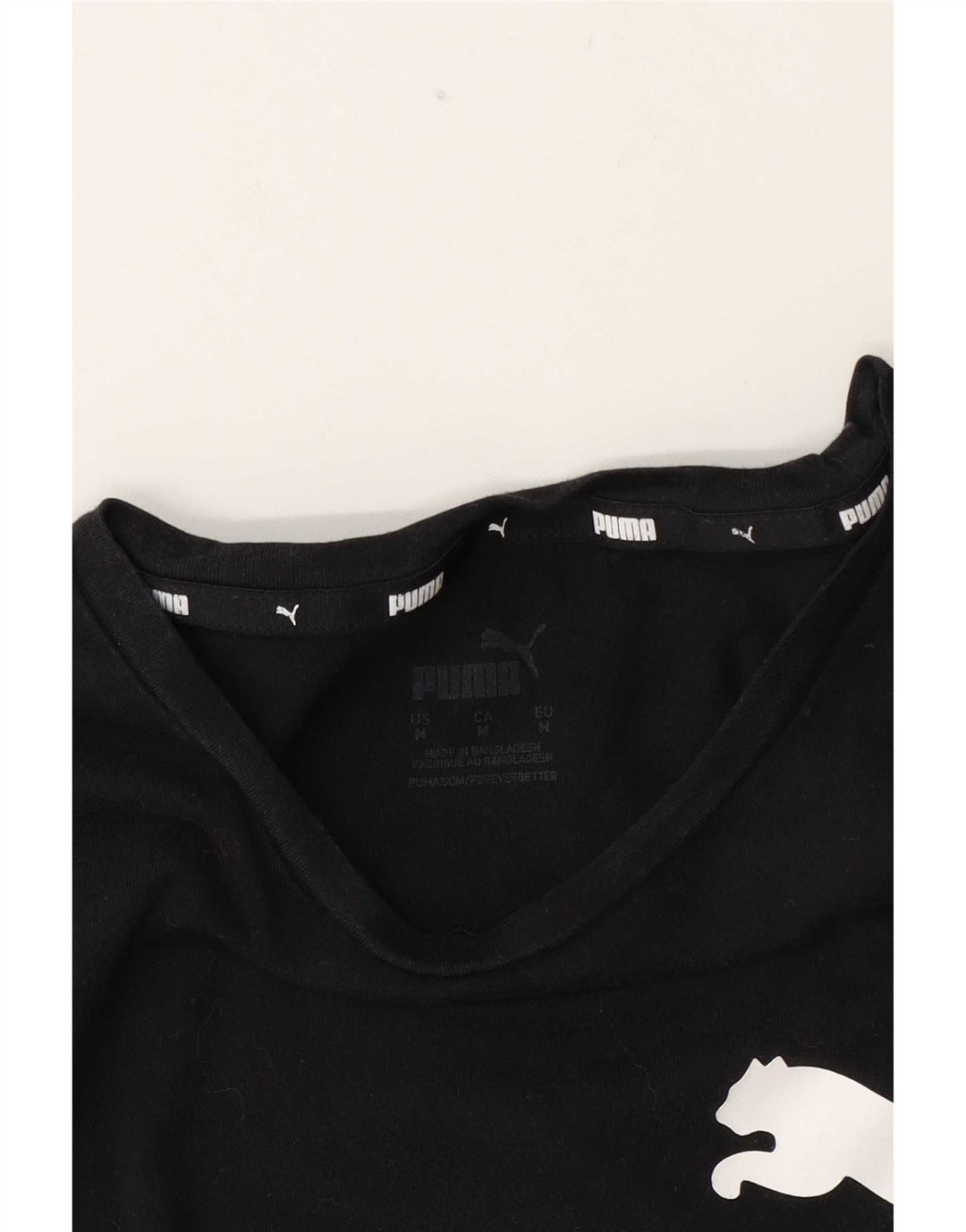 Женская футболка с рисунком Puma Top UK 14, средний черный