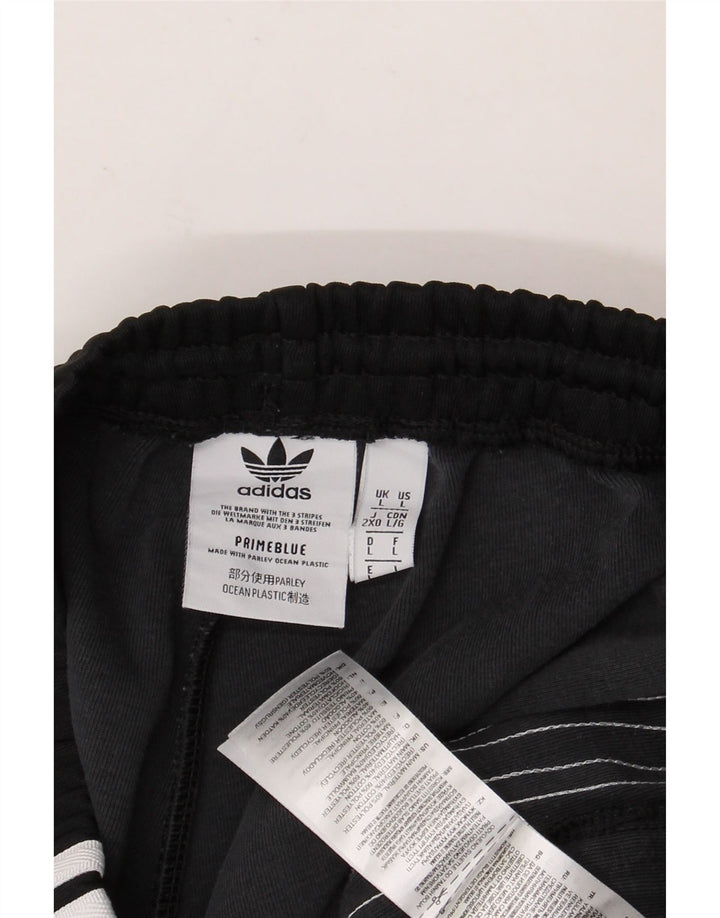 Мужские спортивные брюки ADIDAS, джоггеры, большие черные, полиэстер