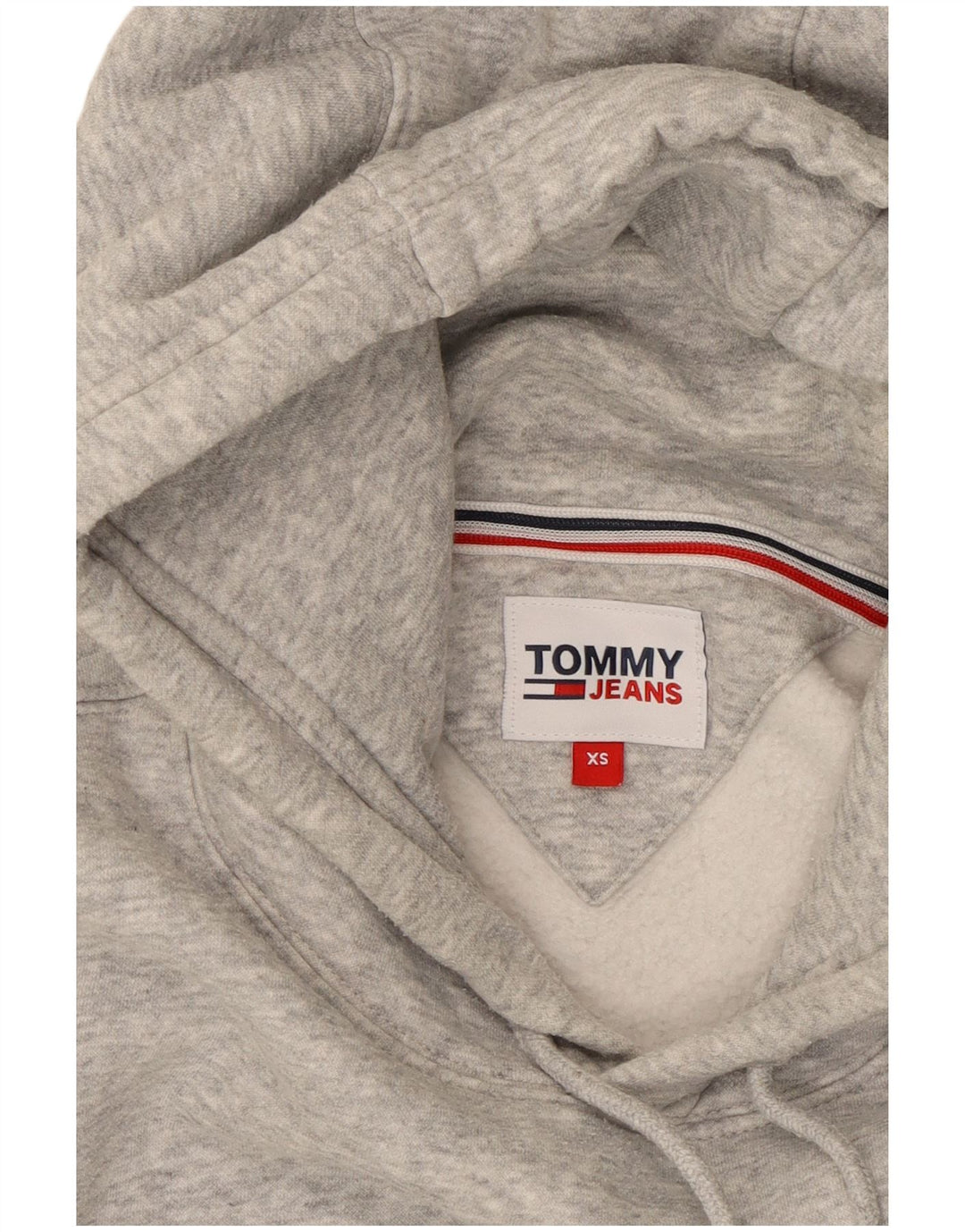 TOMMY HILFIGER Мужской джемпер с капюшоном XS, серый хлопок