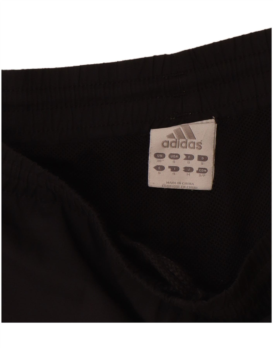 Мужские спортивные шорты Adidas, большие черные из полиэстера