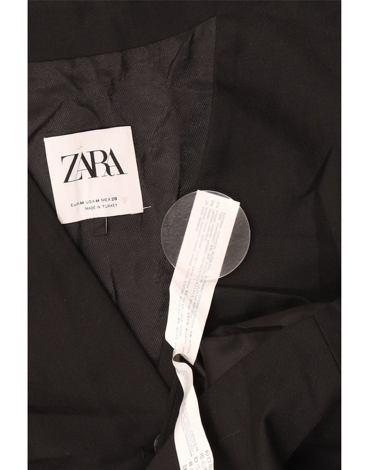 Женский жилет Zara UK 14, средний черный, полиэстер